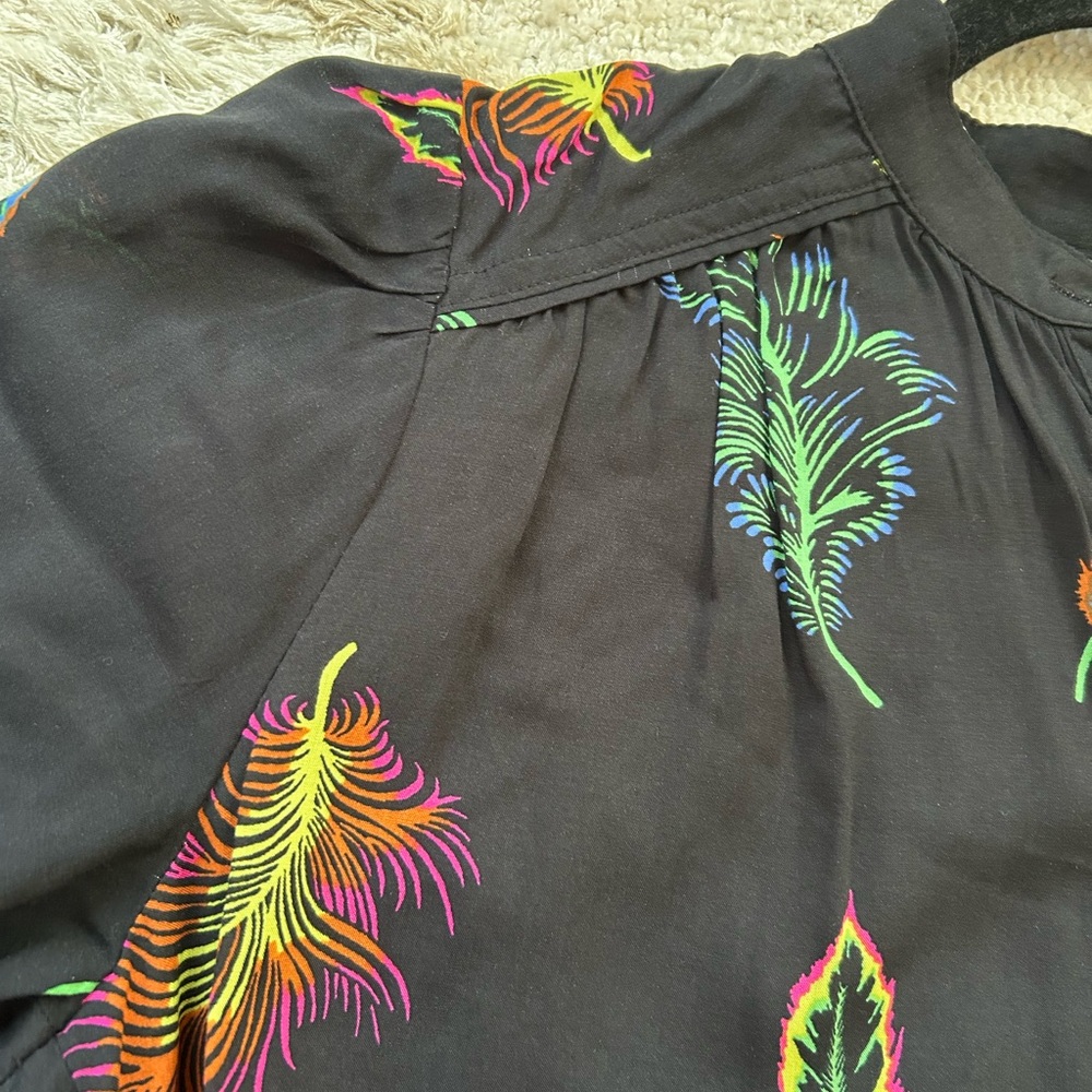 Maeve for Anthropologie button front pop-over blouse - Picture 10 of 10